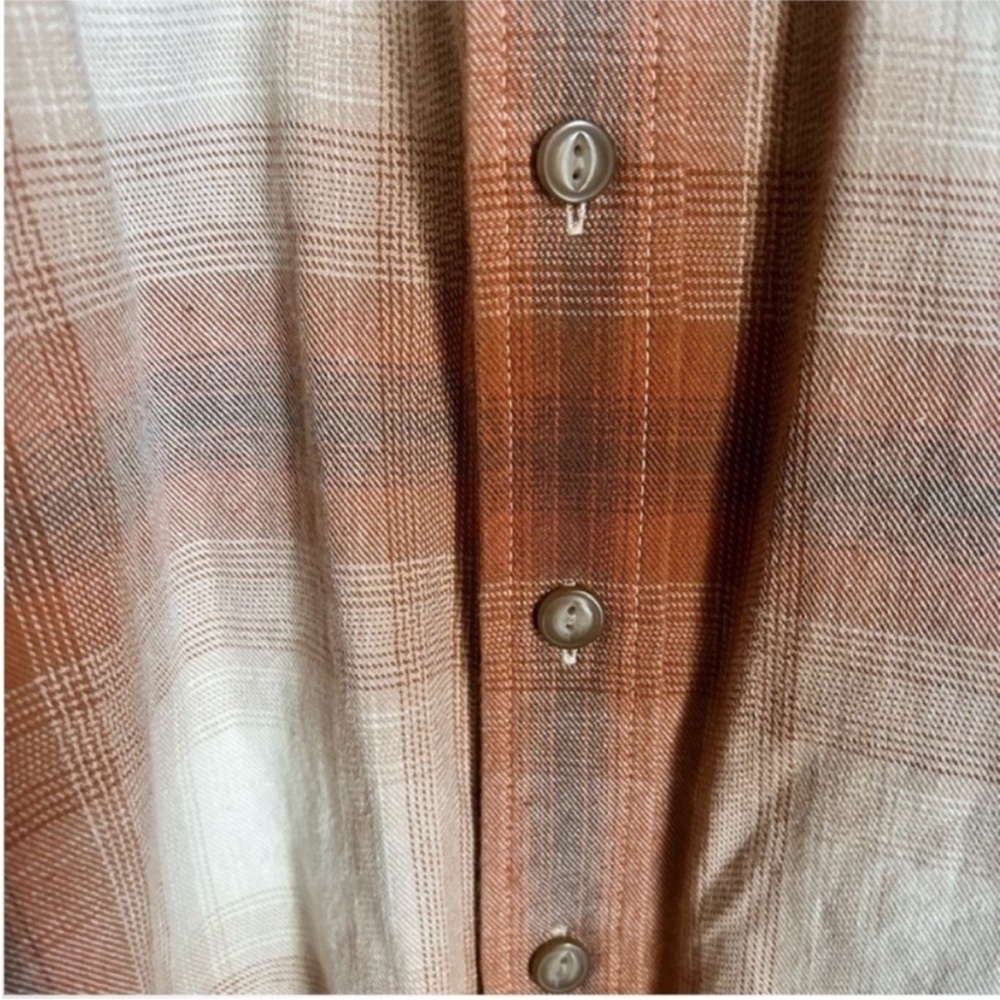 Pre-loved Pendleton Men’s Plaid Beach Shack Cotton Shirt size XL - Picture 5 of 8